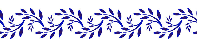 瓷花线条元素