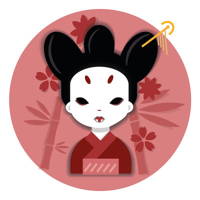 来自日本的艺妓