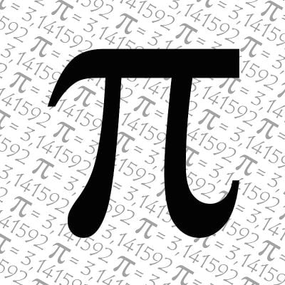 圆周率符号数学常数无理数，希腊字母，背景