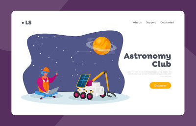 Galaxy Research and Colonization Landing Page Temp