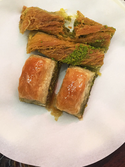果仁蜜糕碟