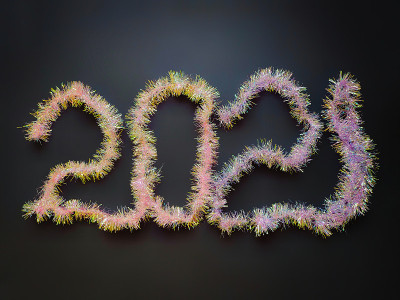 2021年新年的概念