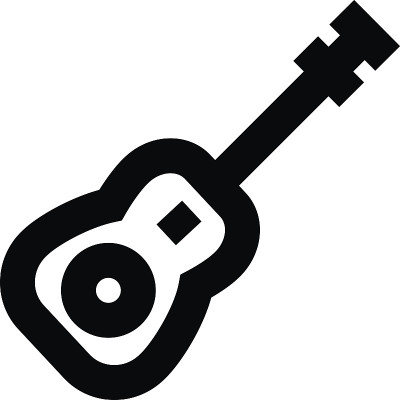 吉他矢量图标