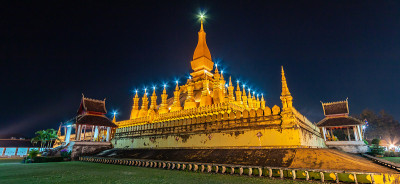 Phra That Luang，老挝万象的佛塔