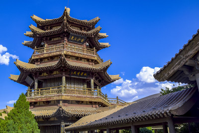 敦煌新月形湖