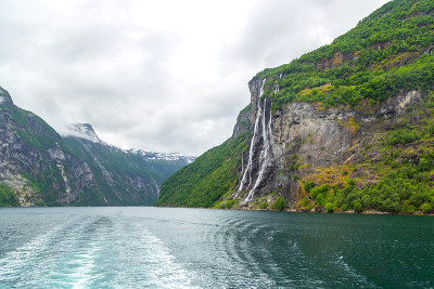 挪威峡湾，自然和旅游背景