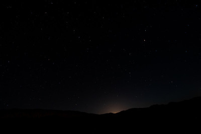 特内里费岛泰德火山的夜景照片。
