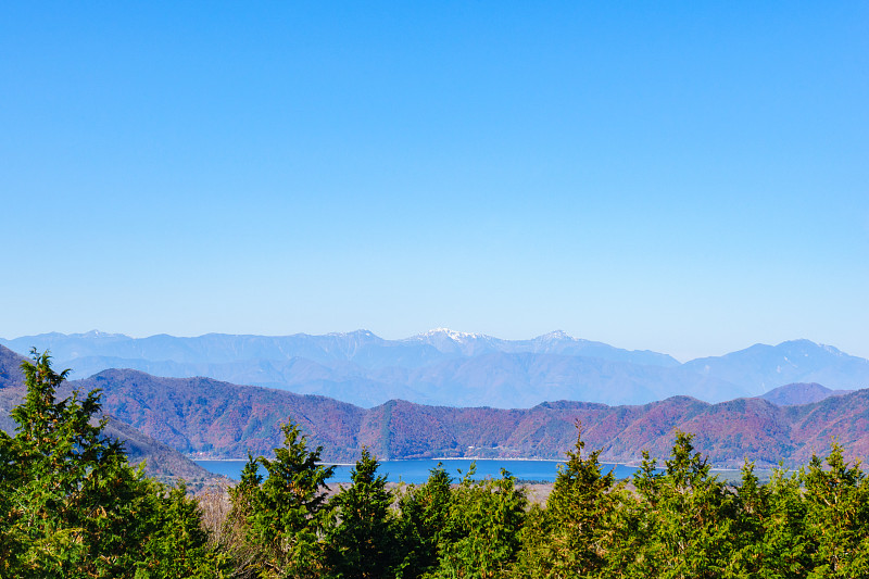 日本南阿尔卑斯山景色