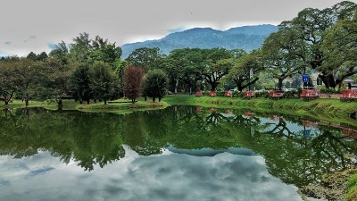 马来西亚，沐浴湖花园