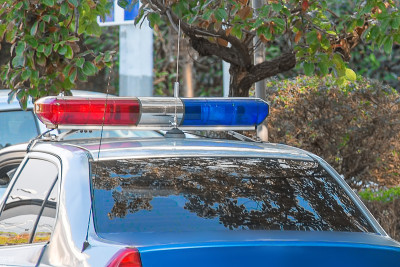 警车