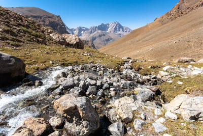 山的风景。