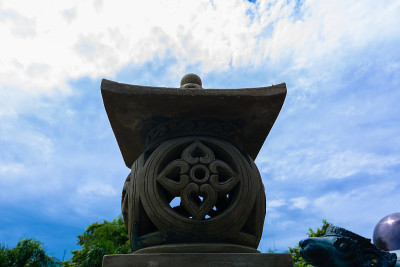 泰国寺庙物体和蓝天