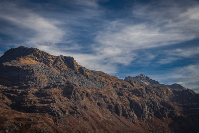 喜马拉雅山脉如画的风景