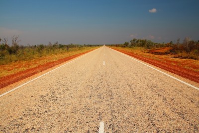 无尽的澳大利亚的道路