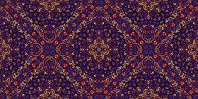 Seamless pattern based on ornament paisley Bandana