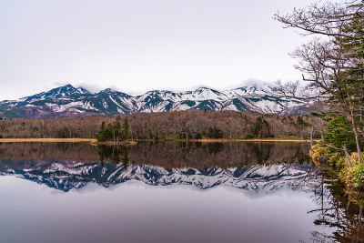 知床二湖五湖区。Nnatural美丽风景。知床国家公园