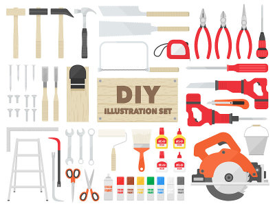 DIY工具插图集