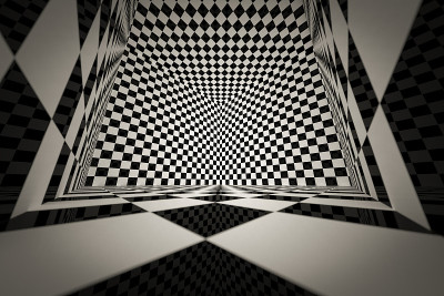 3d立方体格子房间