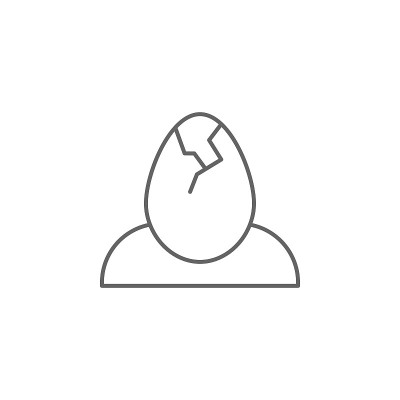 史前鸡蛋图标。史前线条图标元素