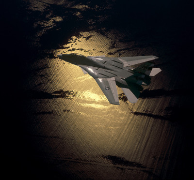 F-14飞越黄金海洋