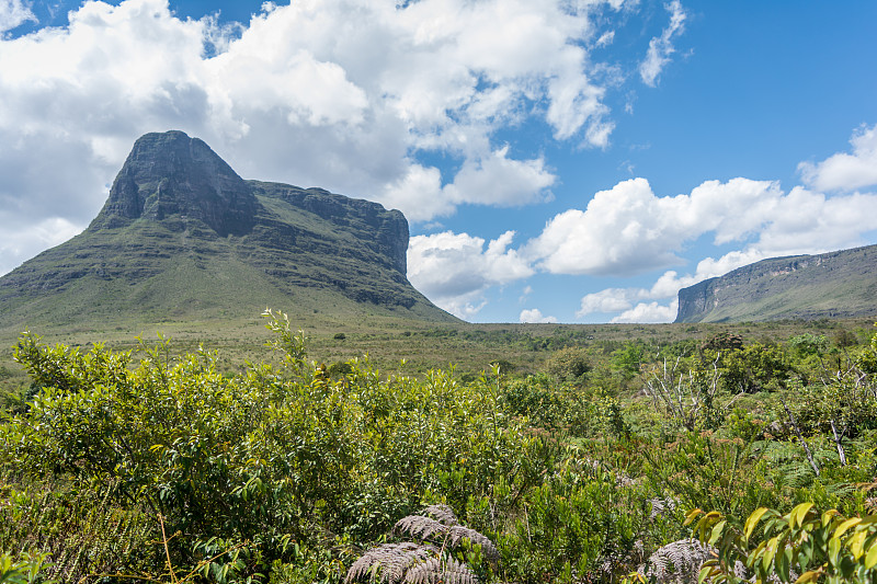 徒步旅行谷，巴西，巴伊亚，Chapada Diamantina国家公园