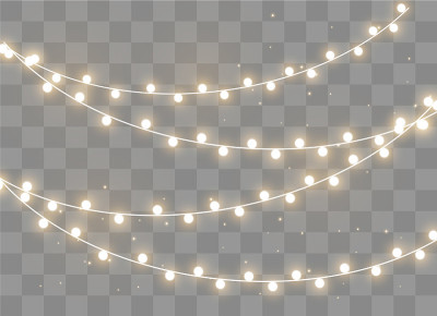 Christmas lights effect