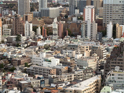 东京市中心的住宅区