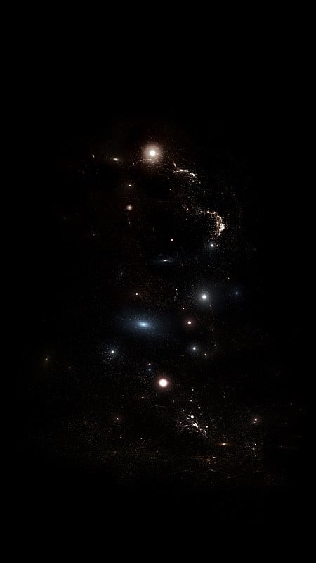 行星、星系、宇宙、星空、银河系，宇宙中有星星和空间尘埃