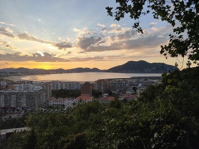 夏天的拉雷多海滩