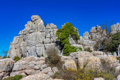 El Torcal de Antequera, Andalusia, Spain，在Antequer