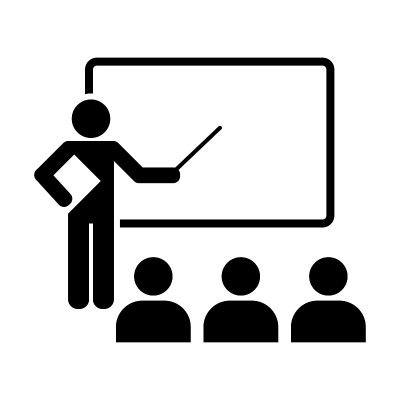 教学-教师-演示图标矢量设计模板