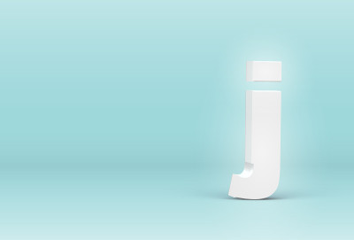 高详细3D字体字母，矢量插图