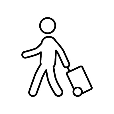 商务旅行图标