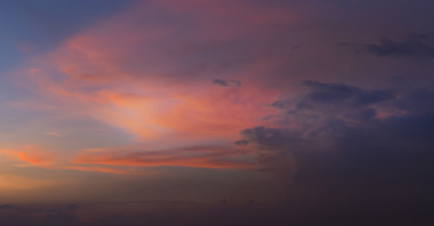 以火为背景的天空