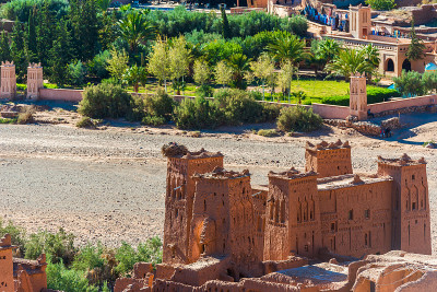 这是位于摩洛哥的堡垒城市Ait-Ben-Haddou。