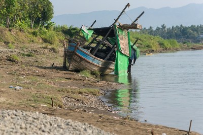 亚洲缅甸Mrauk U的Henkayaw河
