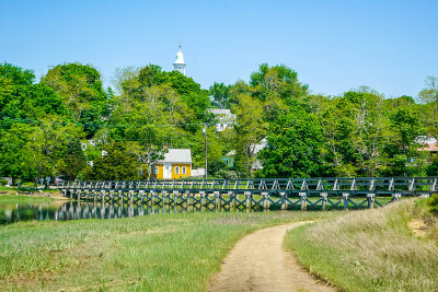 蒂姆叔叔的桥在Wellfleet, MA。
