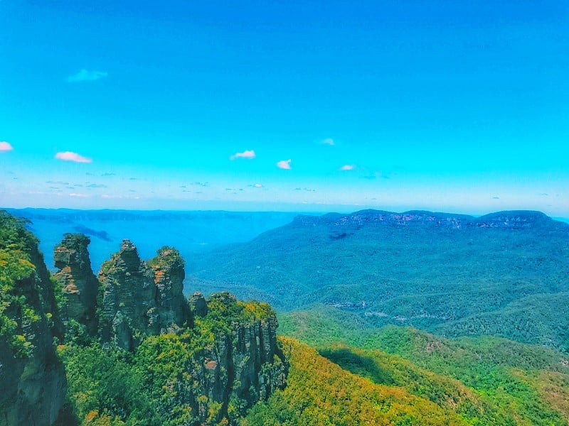 三姐妹，蓝山国家公园，悉尼，澳大利亚。