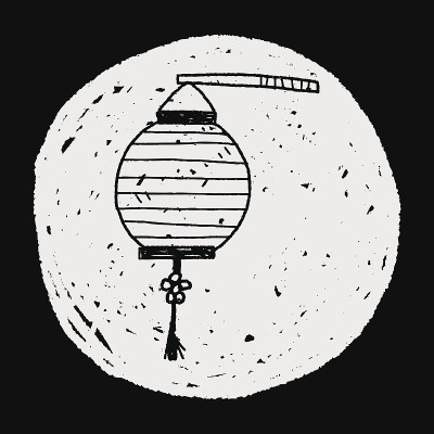 中国彩灯涂鸦
