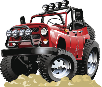卡通4x4车辆一键重漆