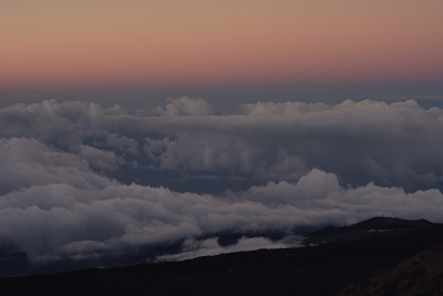 夏威夷毛伊岛哈雷阿卡拉火山的全景