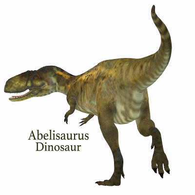 Abelisaurus恐龙尾巴与丰特