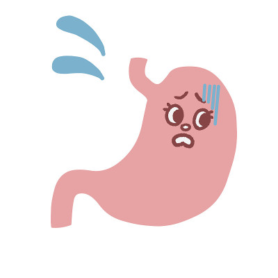 脾胃虚弱的人物插图