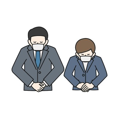 一个人戴着面具的插图