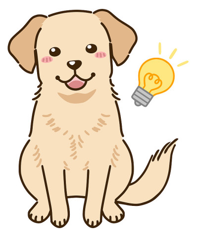 有想法的拉布拉多寻回犬(黄色)
