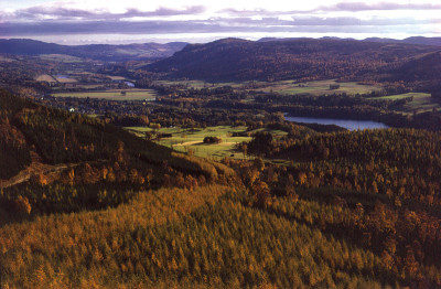苏格兰佩思郡秋季Pitlochry
