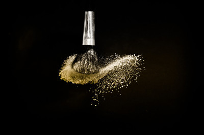 金粉溅刷