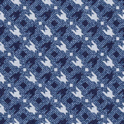 Jeans background with Houndstooth Tartan geometric