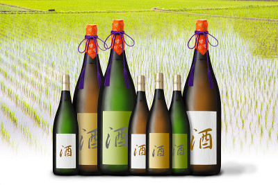 日本清酒瓶形象