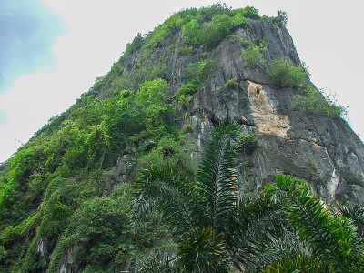 泰国Phatthalung的一座山